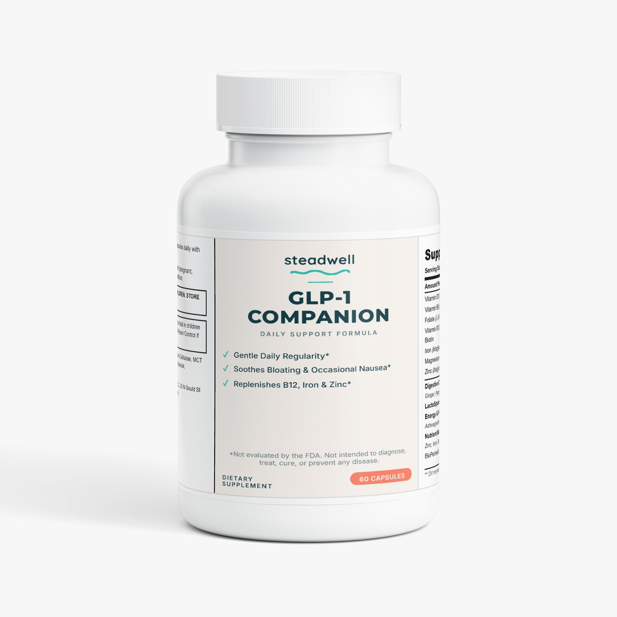 Steadwell GLP-1 Companion — Daily Support Formula