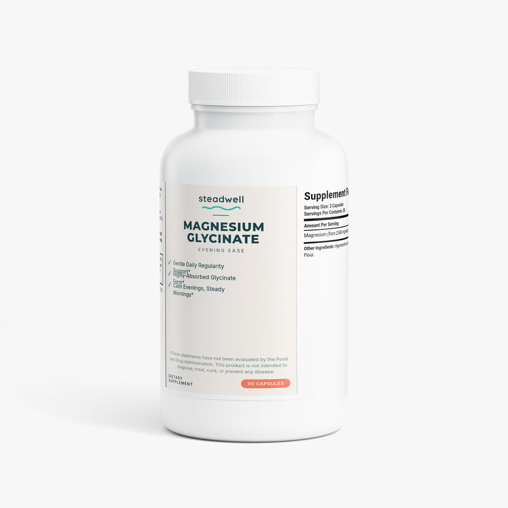 Steadwell Magnesium Glycinate — Evening Ease