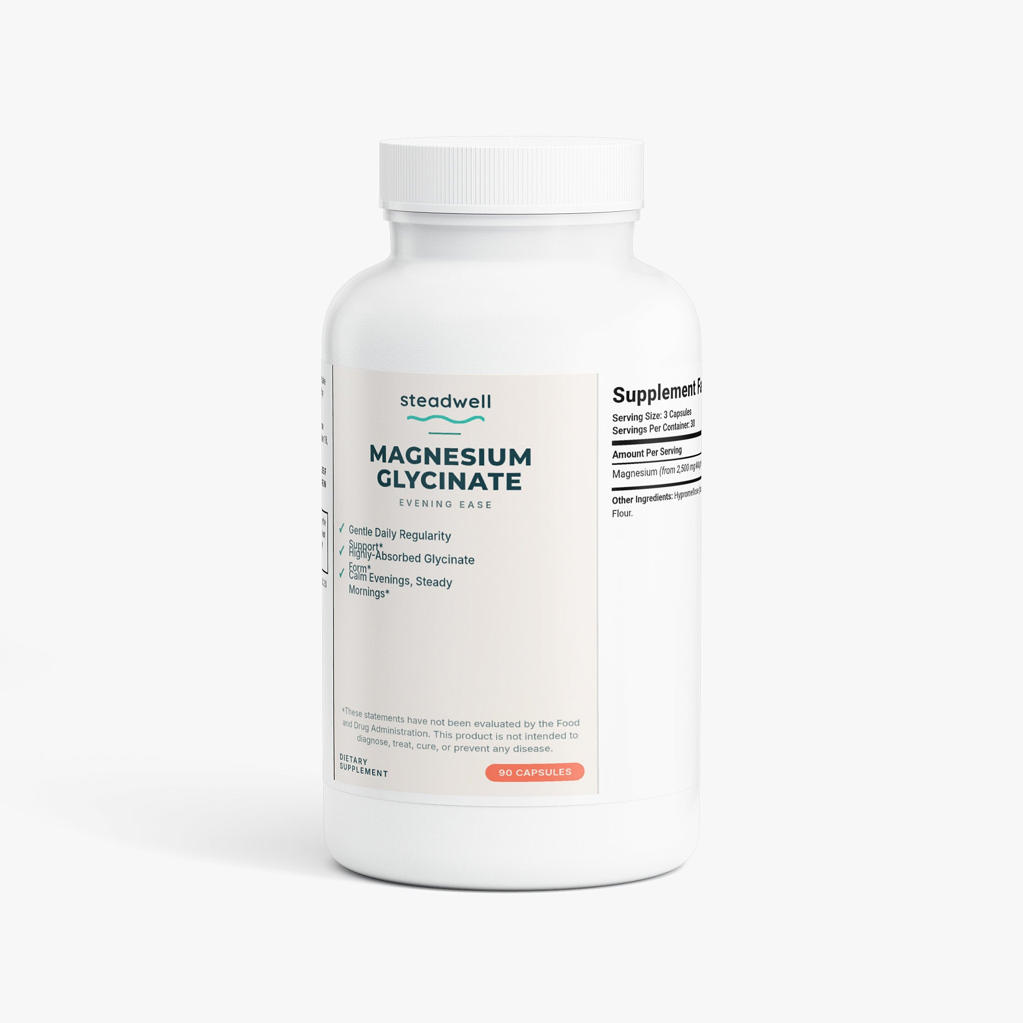 Steadwell Magnesium Glycinate — Evening Ease