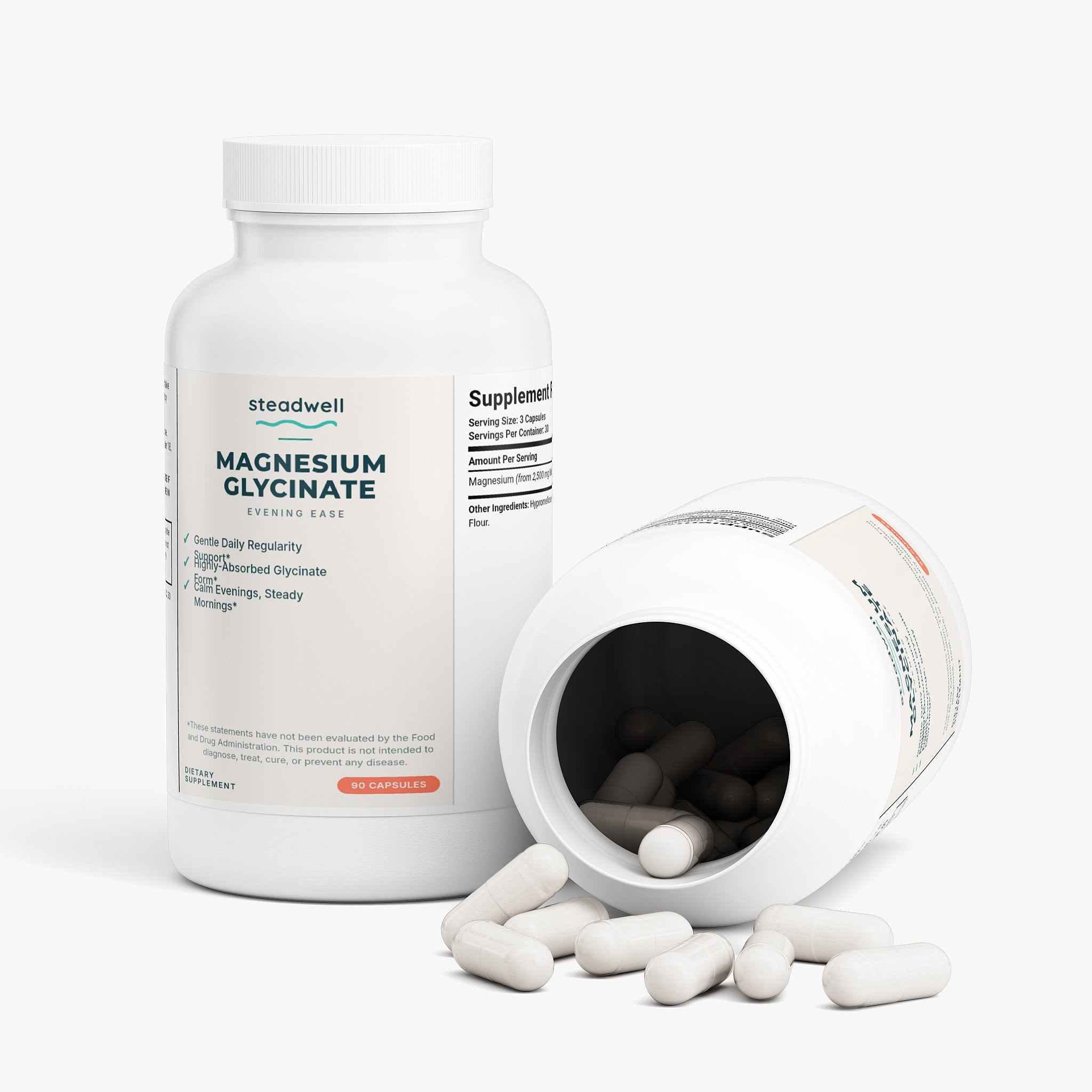 Steadwell Magnesium Glycinate — Evening Ease