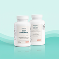 Steadwell The Complete Package bundle - Daily Companion and Nightly Magnesium bottles side by side